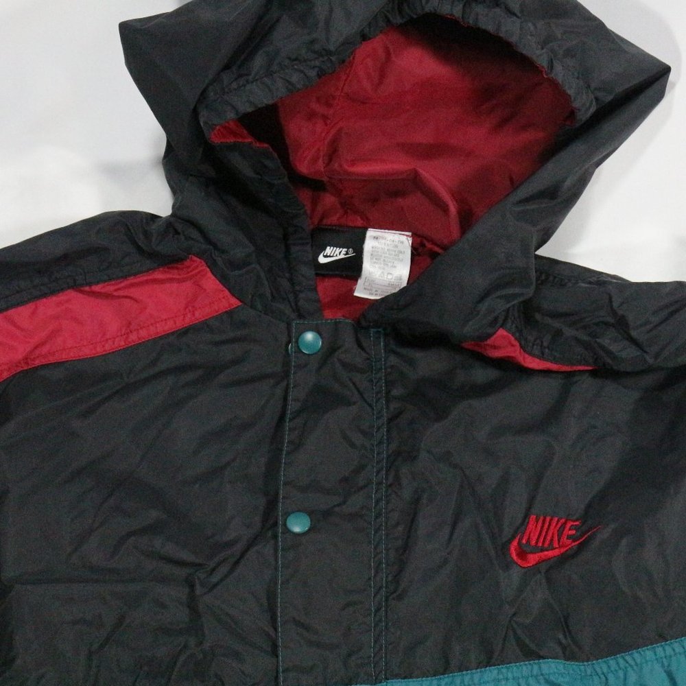 VTG NIKE BASKETBALL Hooded Zip-Up Jacket Size XL Men - Picture 3 of 7